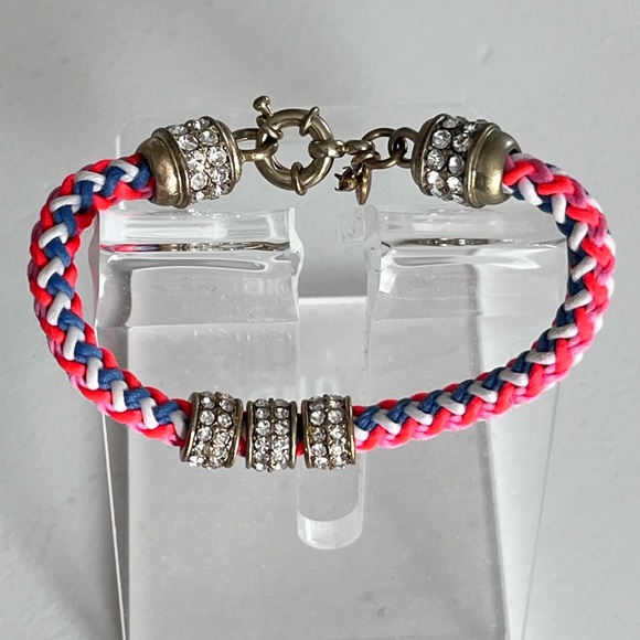 J CREW | rope bracelet | Sliding Crystal Charms - Picture 15 of 16